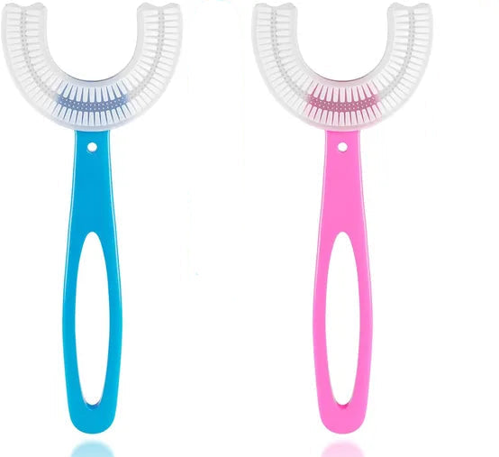 Toothbrush Children 360 Degree U-shaped Child Toothbrush Teethers Brush Silicone Kids Teeth Oral Care Cleaning